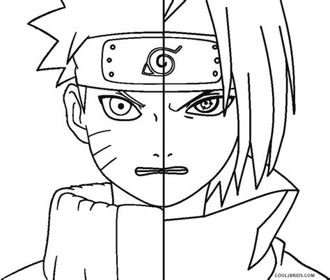 dessin de naruto et sasuke facile|Coloriage Naruto : 20 superbes images à imprimer